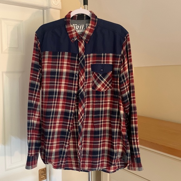 Other - Drill Button Up Shirt